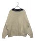 son of the cheese (（サノバチーズ）) ASYMMETRY V KNIT アイボリー×ネイビー サイズ:L：6000円