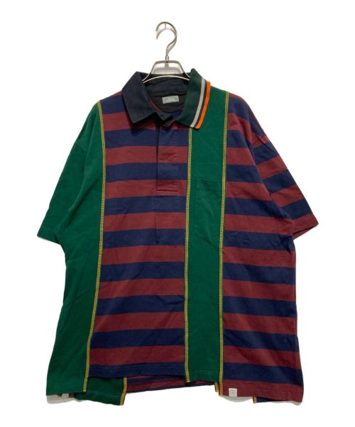 kolor/BEACON（カラービーコン）kolor/BEACON (カラービーコン) ドッキングポロシャツ マルチカラー サイズ:SIZE3の古着・服飾アイテム