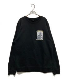 stussy（ステューシー）の古着「裏起毛プリントスウェット」｜ブラック