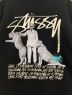 中古・古着 stussy (ステューシー) 裏起毛プリントスウェット ブラック サイズ:XL：8000円