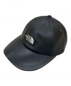 SUPREME×THE NORTH FACEシュプリーム×ザ ノース フェイス）の古着「Leather 6-Panel Cap」｜ブラック