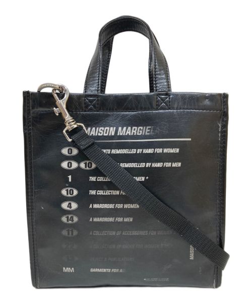 MM6 Maison Margiela（エムエムシックス メゾンマルジェラ）MM6 Maison Margiela (エムエムシックス メゾンマルジェラ) モトクロスロゴトート ブラックの古着・服飾アイテム