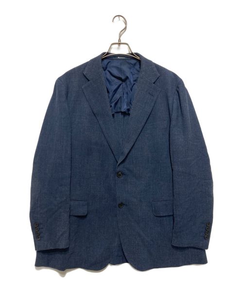 Aquascutum（アクアスキュータム）Aquascutum (アクアスキュータム) テーラードジャケット ネイビー サイズ:SIZE38の古着・服飾アイテム