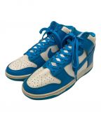 NIKEナイキ）の古着「DUNK HI RETRO LASER BLUE　ダンクハイレトロレーザーブルー」｜ブルー×ホワイト