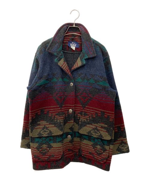 WOOLRICH（ウールリッチ）WOOLRICH (ウールリッチ) ブランケットジャケット マルチカラー サイズ:Mの古着・服飾アイテム