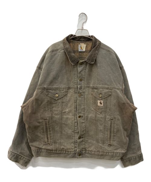 CarHartt（カーハート）CarHartt (カーハート) 3rd型 トラッカージャケット ブラウン サイズ:不明の古着・服飾アイテム