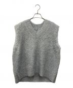 Gypsohilaジプソフィア）の古着「Glitter Knit Vest」｜グレー