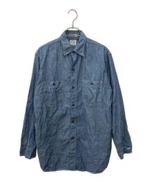 orSlow（オアスロウ）の古着「CHAMBRAY WORK SHIRT シャンブレーワークシャツ」｜インディゴ