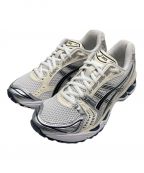 asicsアシックス）の古着「GEL-KAYANO 14 ローカットスニーカー」｜シルバー×ホワイト