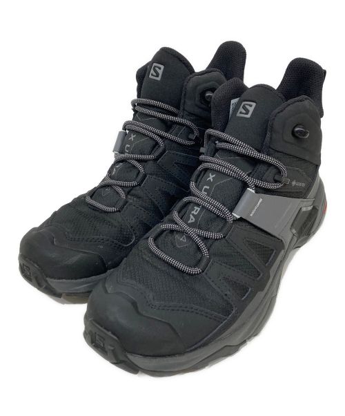 SALOMON（サロモン）SALOMON (サロモン) X ULTRA 4 MID GORE-TEX　Xウルトラ ミッド ゴアテックス ブラック サイズ:26㎝の古着・服飾アイテム