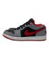 NIKE (ナイキ) Air Jordan 1 Low グレー×レッド サイズ:28cm：8000円