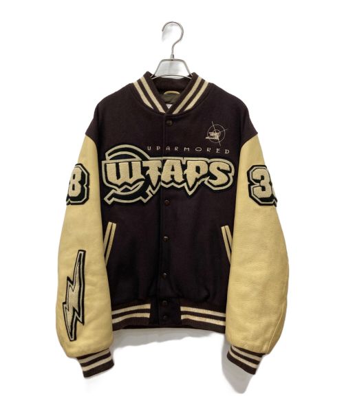 Golden Bear（ゴールデンベア）Golden Bear (ゴールデンベア) WTAPS (ダブルタップス) 90'sスタジアムジャケット ブラウン サイズ:Lの古着・服飾アイテム