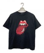 Thee Hysteric XXXジィ ヒステリックトリプルエックス）の古着「VOODOO SPIKED TONGUE Tシャツ　ブードゥースパイクドタン」｜ブラック