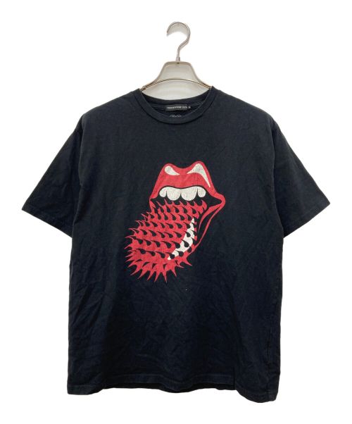 Thee Hysteric XXX（ジィ ヒステリックトリプルエックス）Thee Hysteric XXX (ジィ ヒステリックトリプルエックス) VOODOO SPIKED TONGUE Tシャツ　ブードゥースパイクドタン ブラック サイズ:XLの古着・服飾アイテム