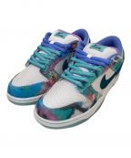 NIKE×FUTURA LABORATORIESナイキ×フューチュラ ラボラトリーズ）の古着「SB Dunk Low White and Geode Teal　SBダンク ロー ホワイトアンドジオードティール」｜ブルー