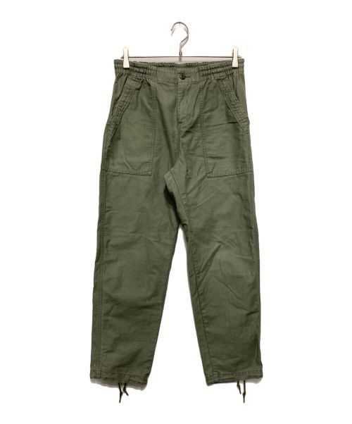 UNION LOS ANGELES（ユニオン ロサンゼルス）UNION LOS ANGELES (ユニオン ロサンゼルス) ELASTIC BAKER PANT オリーブ サイズ:Sの古着・服飾アイテム