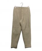 KAPTAIN SUNSHINEキャプテンサンシャイン）の古着「Cashmere Fleece Easy Trousers」｜アイボリー