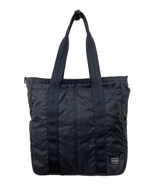 PORTER（ポーター）PORTER (ポーター) FLASH  TOTE BAG　フラッシュトートバッグ ブラックの古着・服飾アイテム