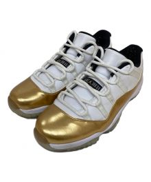 NIKE（ナイキ）の古着「AIR JORDAN 11 RETRO LOW CLOSING CEREMONY　エアジョーダン11レトロ ロー クロージングセレモニー」｜ホワイト×ゴールド