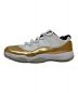 NIKE (ナイキ) AIR JORDAN 11 RETRO LOW CLOSING CEREMONY　エアジョーダン11レトロ ロー クロージングセレモニー ホワイト×ゴールド サイズ:27.5：6000円