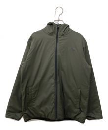 THE NORTH FACE（ザ ノース フェイス）の古着「Reversible Tech Air Hoodie」｜グレー×グリーン