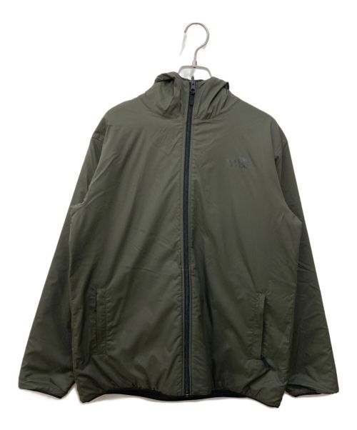 THE NORTH FACE（ザ ノース フェイス）THE NORTH FACE (ザ ノース フェイス) Reversible Tech Air Hoodie グレー×グリーン サイズ:XLの古着・服飾アイテム