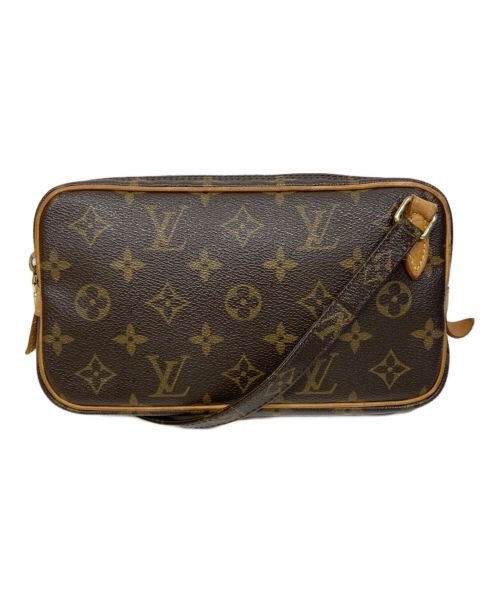 LOUIS VUITTON（ルイ ヴィトン）LOUIS VUITTON (ルイ ヴィトン) ショルダーポーチ ブラウンの古着・服飾アイテム