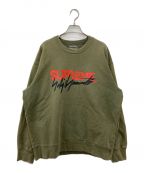 SUPREME×YOHJI YAMAMOTOシュプリーム×ヨウジヤマモト）の古着「Crewneck Sweatshirt」｜カーキ