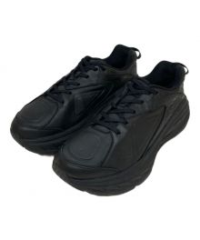 HOKAONEONE（ホカオネオネ）の古着「BONDI LEATHER WIDE　ボンダイレザーワイド」｜ブラック