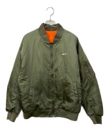 NIKE（ナイキ）の古着「NSW NIKE VRSTY BMBR JKT  ボンバージャケット」｜カーキ