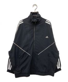 adidas×moussy（アディダス×マウジー）の古着「ジップアップジャケット」｜ブラック