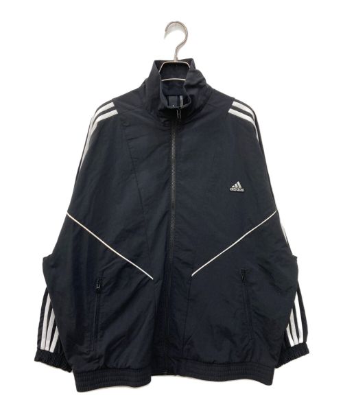 adidas（アディダス）adidas (アディダス) moussy (マウジー) ジップアップジャケット ブラック サイズ:Mの古着・服飾アイテム