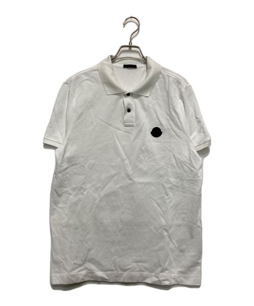 MONCLER（モンクレール）MONCLER (モンクレール) SS POLO ホワイト サイズ:Lの古着・服飾アイテム