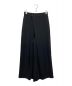 HYKE（ハイク）の古着「SATIN WIDE LEG PANTS」｜ブラック