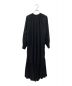 HYKE (ハイク) SHIRRED VOILE DRESS ブラック サイズ:SIZE1：15000円