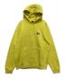 stussy（ステューシー）の古着「Stock Logo Hoodie　ストックロゴフーディー」｜イエロー