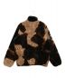 THE NORTH FACE (ザ ノース フェイス) SUPREME (シュプリーム) Bleached Denim Print Fleece Jacket　ブリーチドデニムプリントフリースジャケット ブラウン サイズ:S：35000円