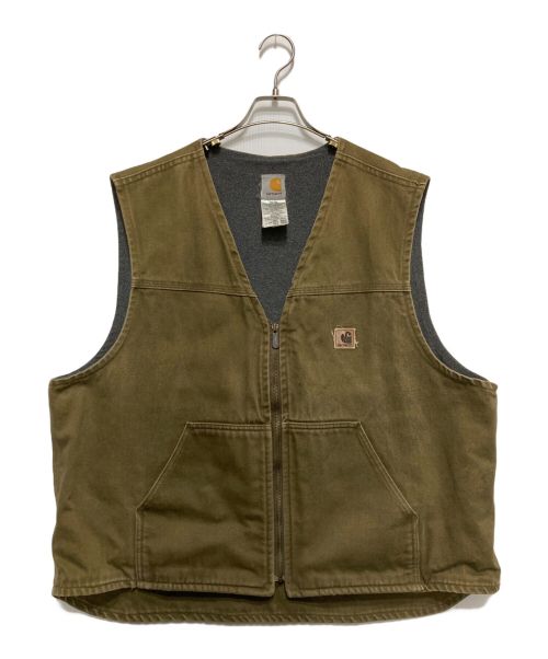 CarHartt（カーハート）CarHartt (カーハート) ダックベスト カーキ サイズ:2XLの古着・服飾アイテム