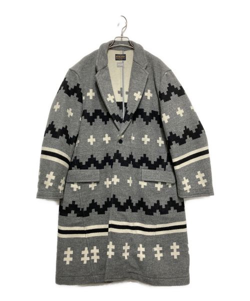 PENDLETON（ペンドルトン）PENDLETON (ペンドルトン) Deluxe (デラックス) チェスターコート グレー サイズ:Lの古着・服飾アイテム