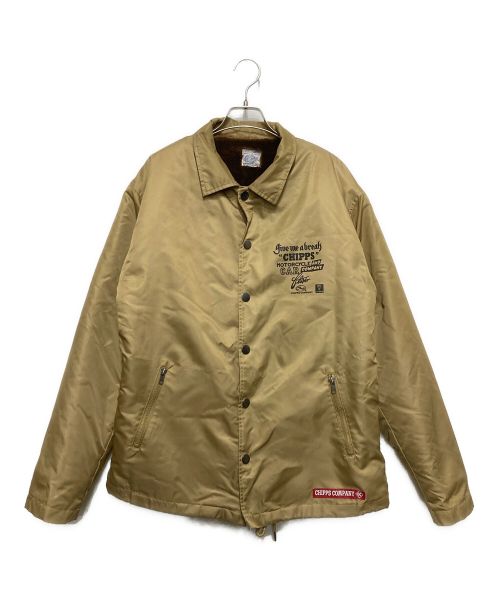 CHIPPS COMPANY（チップスカンパニー）CHIPPS COMPANY (チップスカンパニー) コーチジャケット ベージュ サイズ:XLの古着・服飾アイテム