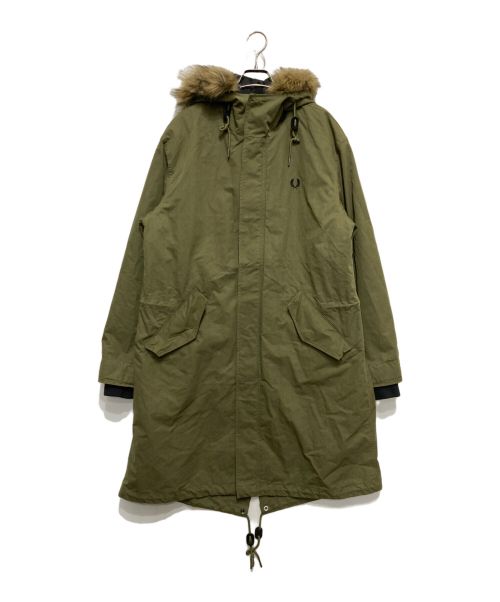 FRED PERRY（フレッドペリー）FRED PERRY (フレッドペリー) FISHTAIL PARKA カーキ サイズ:Lの古着・服飾アイテム