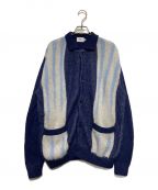 FTWエフティーダブリュー）の古着「MOHAIR SHIRT CARDIGAN」｜ブルー