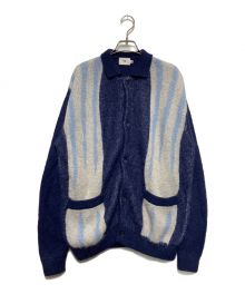 FTW（エフティーダブリュー）の古着「MOHAIR SHIRT CARDIGAN」｜ブルー