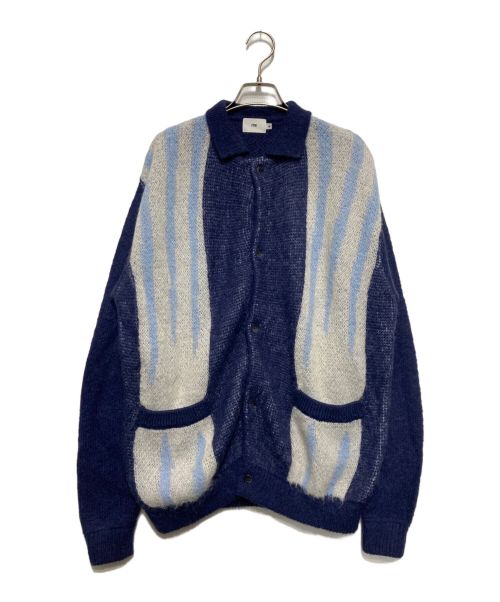 FTW（エフティーダブリュー）FTW (エフティーダブリュー) MOHAIR SHIRT CARDIGAN ブルー サイズ:Ⅿの古着・服飾アイテム