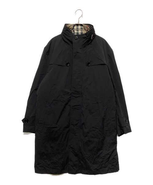 BURBERRY LONDON（バーバリーロンドン）BURBERRY LONDON (バーバリーロンドン) ライナー付ナイロンコート ブラック サイズ:SIZE 3Lの古着・服飾アイテム