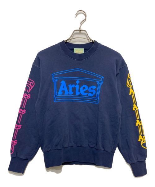 ARIES（アリーズ）ARIES (アリーズ) Column Sweatshirt ネイビー サイズ:XSの古着・服飾アイテム