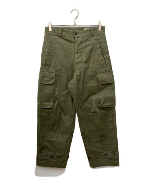 French Army（フランス軍）FRENCH ARMY (フランス軍) M-47 後期 ヘリンボーンパンツ カーキ サイズ:SIZE31の古着・服飾アイテム