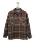 PENDLETON（ペンドルトン）の古着「ウールチェックシャツ」｜ブラウン