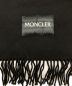 MONCLER (モンクレール) SCIARPA ダウンパッチマフラー　シャルパ ブラック：20000円