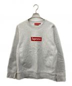 SUPREMEシュプリーム）の古着「Box Logo Crewneck　ボックスロゴ クルーネック スウェット」｜グレー